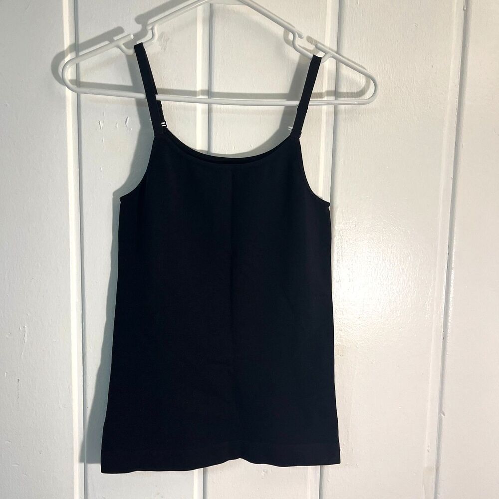 Shapermint Essentials Black Shapewear Cami Tank Smoothing Stretch Sz L